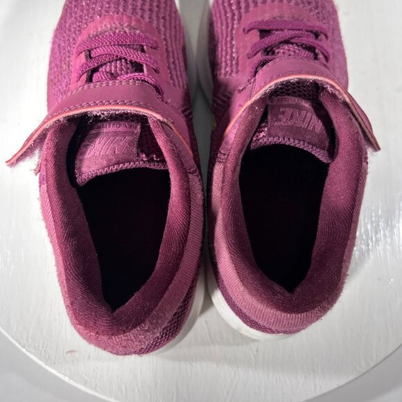 Nike Revolution 4 Kids Girls Youth Size 1.5 1.5Y Running Shoes Purple Sneakers - Picture 9 of 12